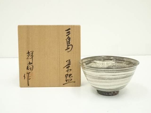 JAPANESE TEA CEREMONY / MISHIMA TEA BOWL CHAWAN